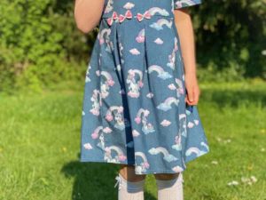 Schnittmuster Kinderkleid Mädchenkleid Pia nähen einfach - 4