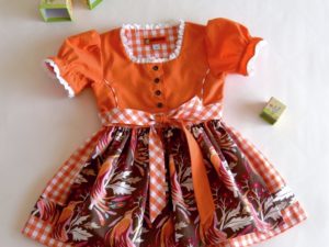 Zierstoff Schnittmuster Theresa Dirndl nähen Kinder1