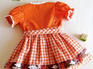 Zierstoff Schnittmuster Theresa Dirndl nähen Kinder1