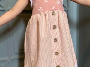 Schnittmuster Kinderkleid Baumwollkeid Hille Spitze nähen - 11