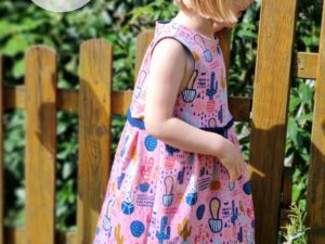 Schnittmuster Kinderkleid Baumwollkeid Hille Spitze nähen - 6