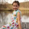 Schnittmuster Kinderkleid Baumwollkeid Hille Spitze nähen – 6