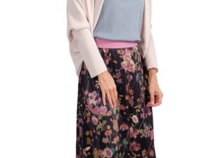 Blumen Satin Viskose - Stoffpaket Rock Ayla – Bild 6
