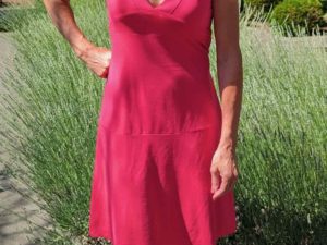 Schnittmuster Kleid Imke Viskosejersey Pink - 1