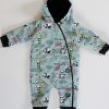 Baby Anzug Freddy Pandabären Schnittmuster 1