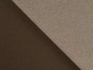 Mantelflausch, Strickfleece, Taupe Melange – Bild 2