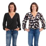 Irma Schaufenster Bluse Wickel