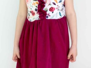 Schnittmuster Kleid Paulina Rüschenkleid Jerseykleid Kinder - 5
