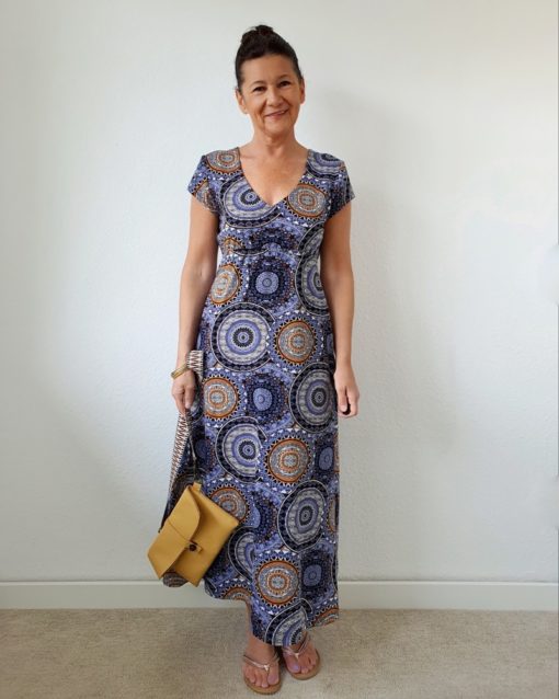 Schnittmuster Maxikleid Kleid Juli nähen 3
