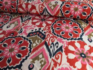 Viskose Crepe bunt - ornamente
