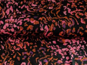 Viskosejersey Neon Pink Leo - 2