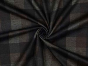 Punta di Roma, Romanit, Stretch, Karo Braun Grau – Bild 1