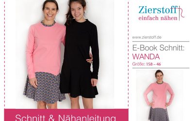 Jerseykleid “Wanda” für Mama und Tochter…