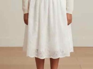 K48138 Baumwolle Weiß Stickerei - 2