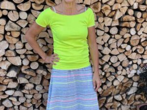 Schnittmuster Rock Kenda Shirt Bjela - 1