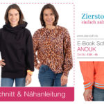 Schnittmuster Hoodie Anouk Neon Bündchen 1