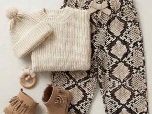 Schlangen Stoff French Terry K60111 - 5