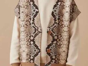 Schlangen Stoff French Terry K60111 - 5