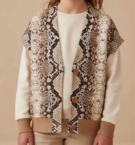 Schlangen Stoff French Terry K60111 - 5