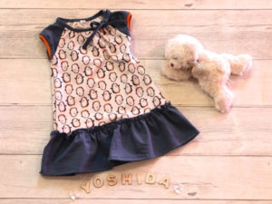 Schnittmuster Kinderkleid Gianna Zierstoff Jerseykleid