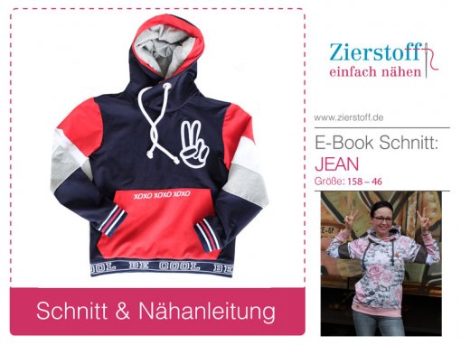 Schnittmuster-Jean-Sweatshirt-Colour-Blocking-Hoodie-Zierstoff