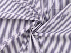 vQ11093 Baumwolle Streifen Marine - 1