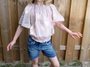 Schnittmuster Zierstoff Bluse Kinderbluse Sabine 2