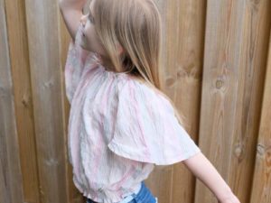 Schnittmuster Zierstoff Bluse Kinderbluse Sabine 4