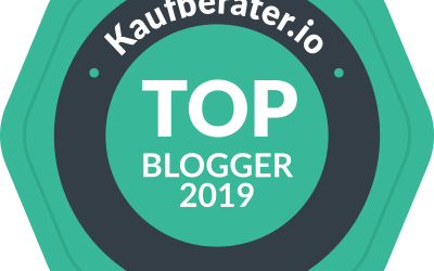 Herzlichen Dank für die Auszeichnung Top Blogger 2019