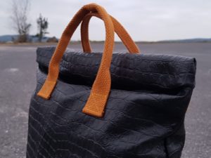 Rucksacktasche Schnittmuster nähen Tasche Zierstoff Edith