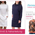 Schnittmuster Hoodiekleid Sweatshirtkleid Marika Zierstoff