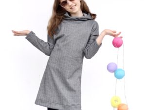 Schnittmuster Hoodiekleid Sweatshirtkleid Marika Zierstoff