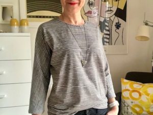 Schnittmuster Shirt Doro Zierstoff Raglanshirt nähen1