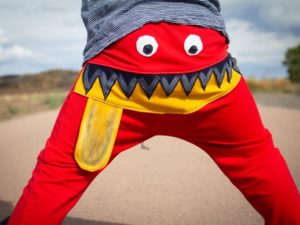 Schnittmuster Kinderhose Monster einfach nähen1