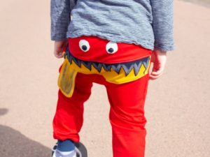 Schnittmuster Kinderhose Monster einfach nähen1