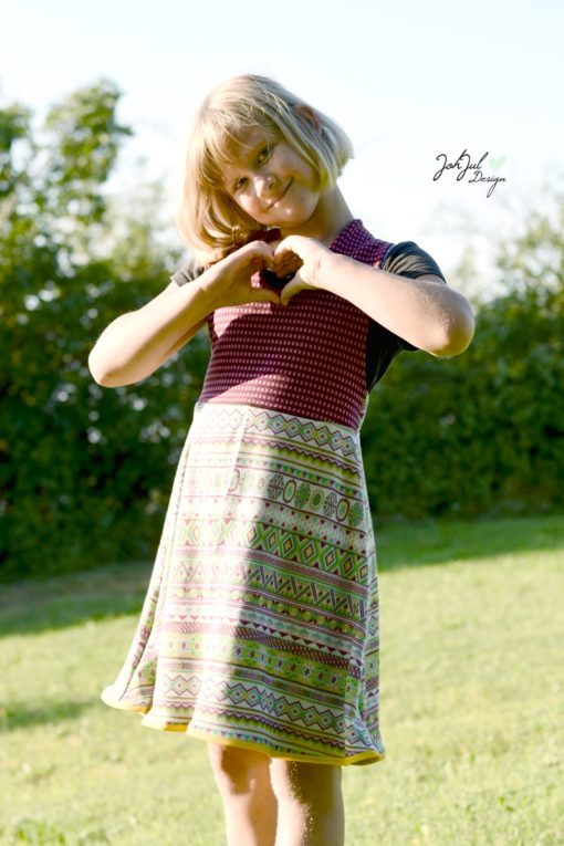 Kleid Schnittmuster Kinderkleid Mabel Trägerkleid einfach01