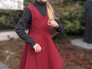 Kleid Schnittmuster Kinderkleid Mabel Trägerkleid einfach01