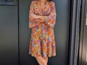 Viskose Crepe Kleid Francesca - 1