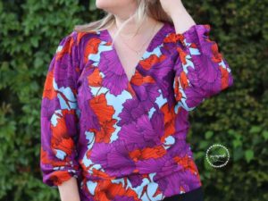 Schnittmuster Bluse Irma Wickelbluse - 2