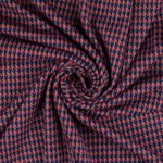 Jacquard Stoff Hahnentritt Musterung - 6