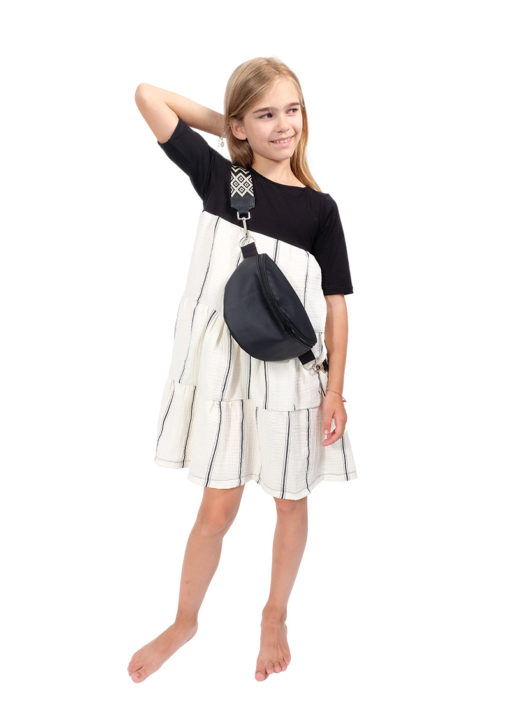 Schnittmuster Kinderkleid Hera nähen Tasche Tarika