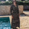 Kleid Liane Maxikleid – Schnittmuster BOHO Rüschenkleid