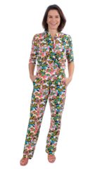 Jumpsuit Hazel Onesie Schnittmuster nähen Damen Pucci Style