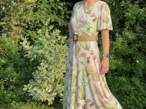 Schnittmuster Kleid Indira Slinky Blumen - 5