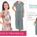 Schnittmuster Damen Sommer Kira Maxikleid Gauze Musselin