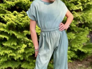 Anzug Jumpsuit Kinderanzug Franny - Rippenjersey