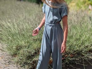 Anzug Jumpsuit Kinderanzug Franny - Rippenjersey