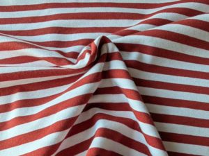 Jersey Strefien Ziegelrot