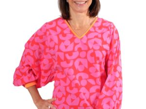 Schnittmuster Bluse Jelva Rot Pink