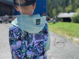 Schnittmuster Hoodie Noel Hose Tolga - Grafitti